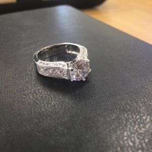 Sterling Silver Ring CZ